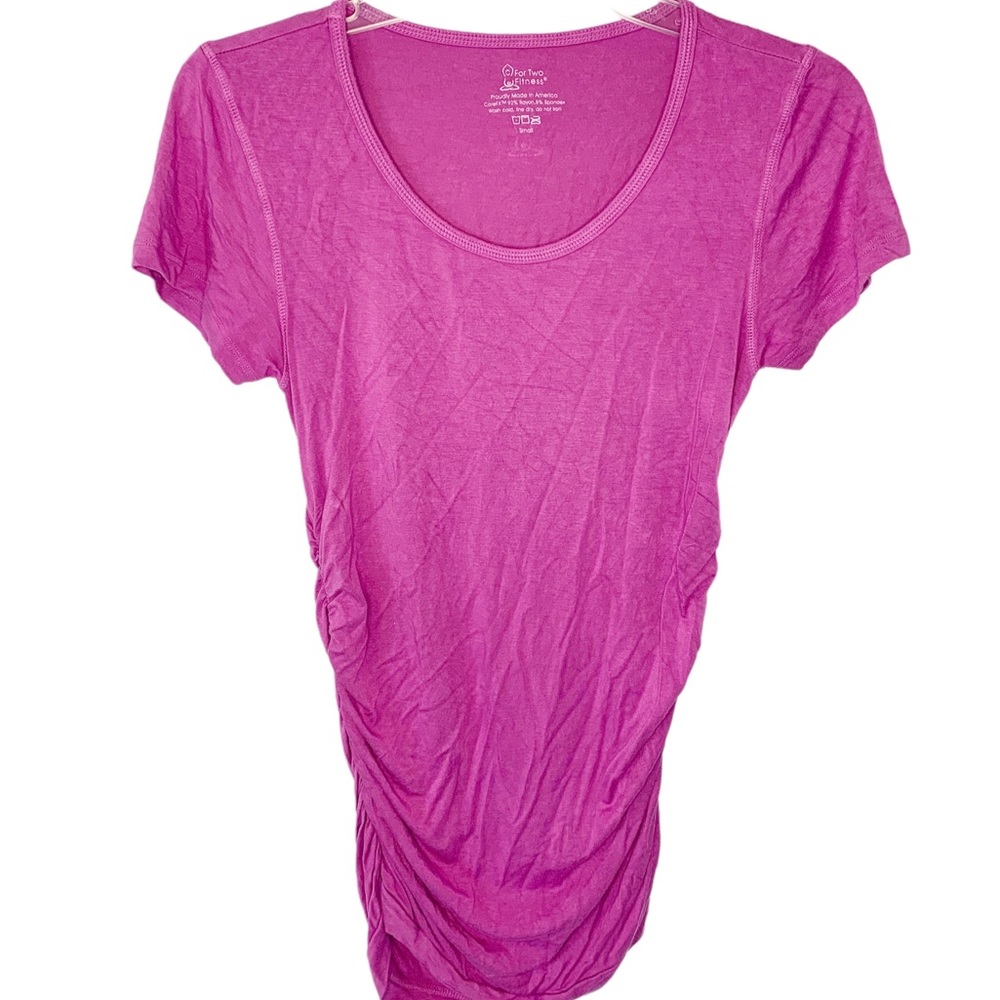 For Two Fitness Short Sleeve Moisture Wicking Shirt Size Small